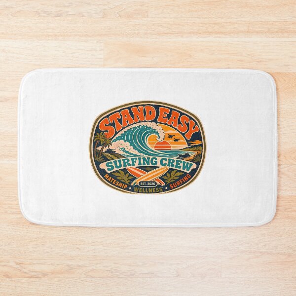Item preview, Stand Easy Veteran Surf Club Logo Sunshine Coast - Craig'S Retro Horizontal Variant designed and sold by baleigh-mallon.