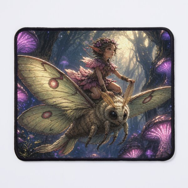 Item preview, Fairycore Aesthetic: Moth Rider designed and sold by bapupa.