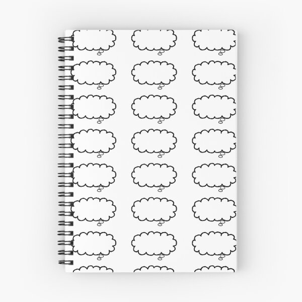 Item preview, Hand Drawn Thought Cloud Bubble - Minimalist Line Art Doodle designed and sold by somimalikkk.