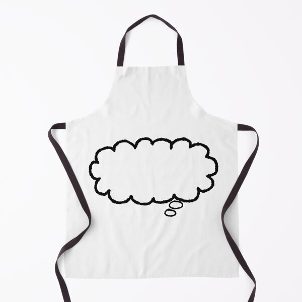 Item preview, Hand Drawn Thought Cloud Bubble - Minimalist Line Art Doodle designed and sold by somimalikkk.