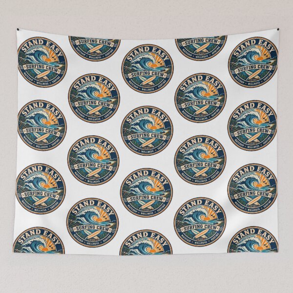Item preview, Stand Easy Veteran Surf Club Logo Sunshine Coast - Craig'S Retro Variant designed and sold by baleigh-mallon.