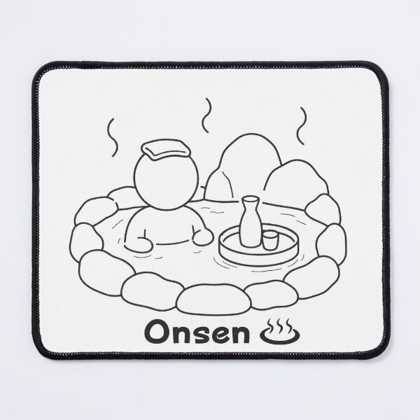 Item preview, Japanese Onsen & Sake – Outdoor Hot Spring Pictogram designed and sold by japan-picto.
