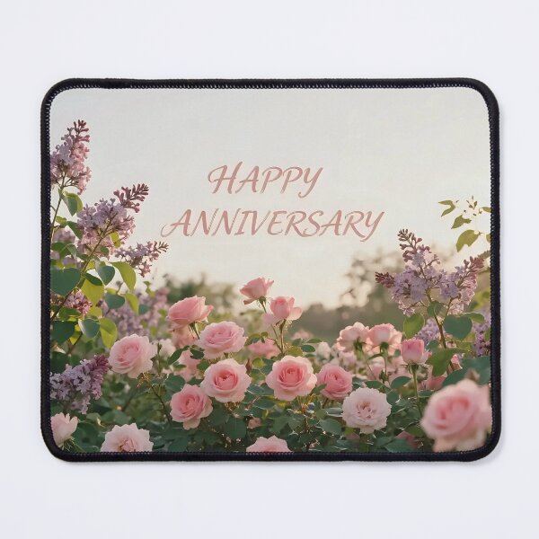 Item preview, Happy Anniversary – Romantic Spring Garden Love designed and sold by Nomad-Maynard.