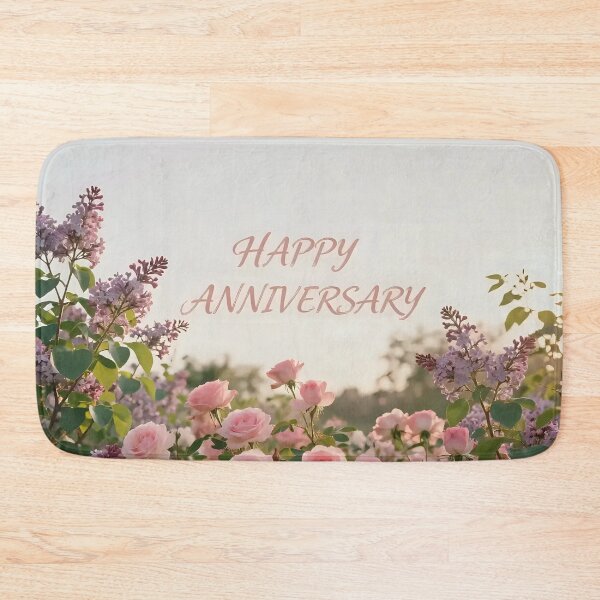 Item preview, Happy Anniversary – Romantic Spring Garden Love designed and sold by Nomad-Maynard.