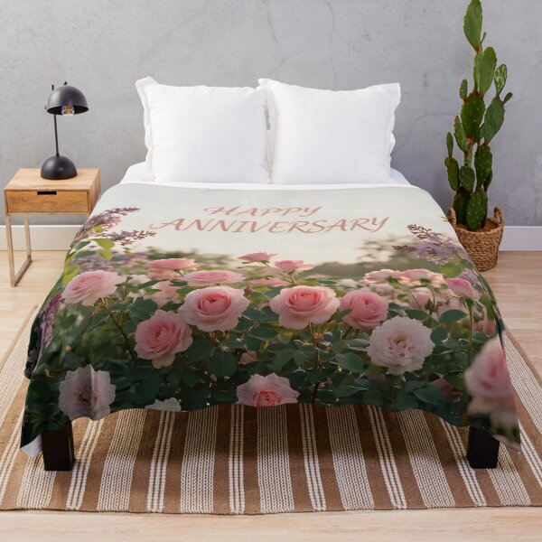 Item preview, Happy Anniversary – Romantic Spring Garden Love designed and sold by Nomad-Maynard.