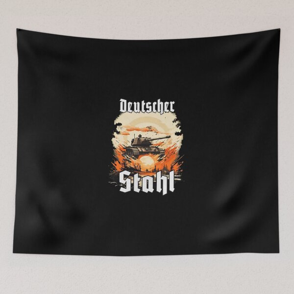Item preview, Deutscher Stahl Tank Sunset Illustration designed and sold by ironsumjindra.