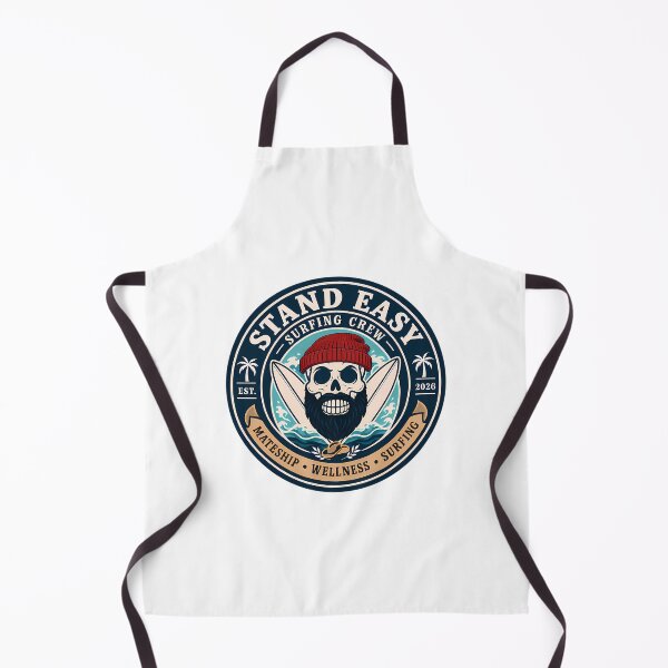 Aperçu de l'œuvre Logo du club de surf Stand Easy Veteran Surf Club Sunshine Coast - Version masculine Bonnet rouge Barbe créée et vendue par baleigh-mallon.