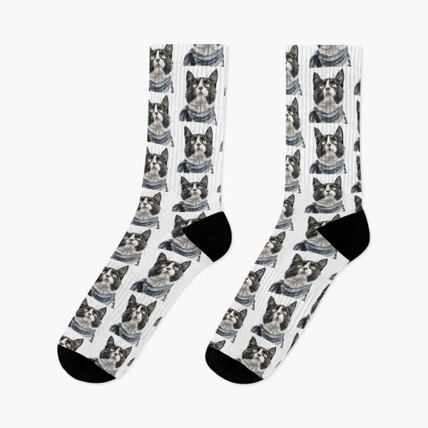 Item preview, Cat | Black & White Cat | Minimal Pet Aesthetic Art designed and sold by Mandayartstudio.