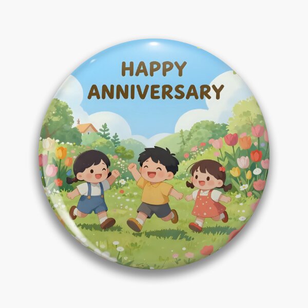 Item preview, Happy Anniversary – Romantic Spring Garden Love designed and sold by Nomad-Maynard.