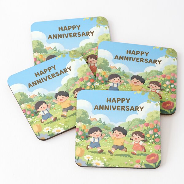 Item preview, Happy Anniversary – Romantic Spring Garden Love designed and sold by Nomad-Maynard.
