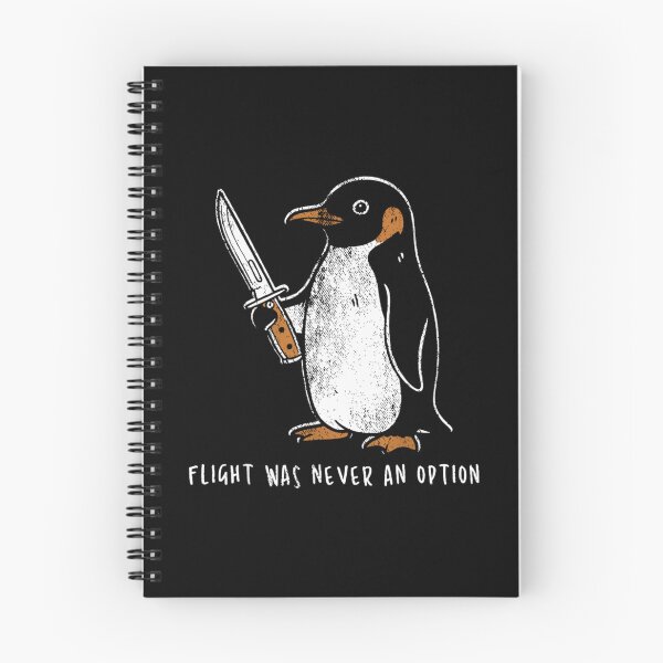 Item preview, Flight Was Never An Option Funny Penguin With Knife designed and sold by loera-emelina.