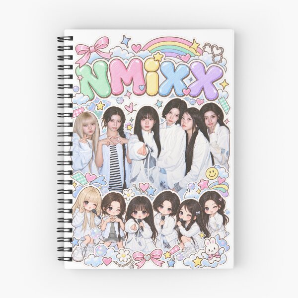 Item preview, NMIXX Pastel Fanart – Heavy Serenade Era Cute Kpop Design designed and sold by Valereekmerch.