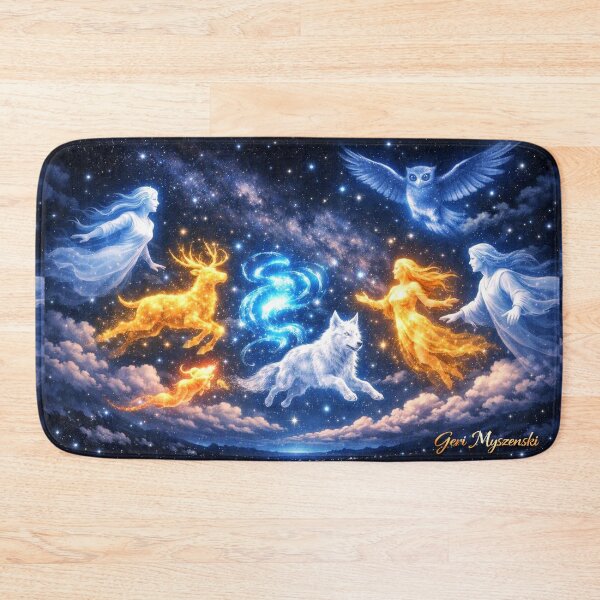 Item preview, Midnight Spirits of Light — Celestial Energy in Motion designed and sold by The Art Queen Of Michigan .