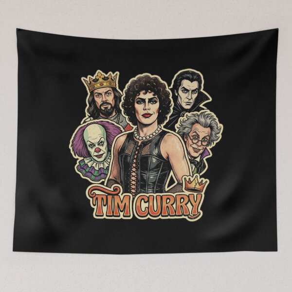 Item preview, Hilarious Tim Curry Movie Character  -  Frank N Furter Red Lips, RIP Tim Curry Memorial, 1946 2026 Tim Curry Tribute, The Rocky Horror Picture Show designed and sold by MaryBecky.