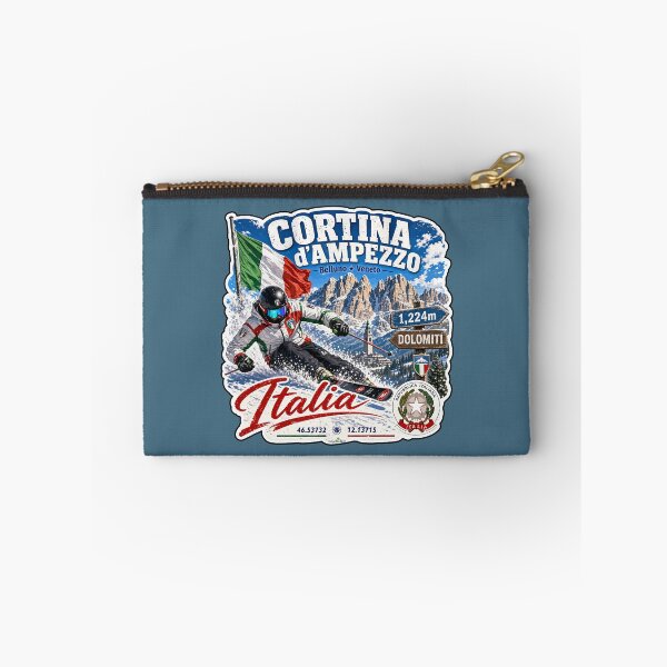 Item preview, Cortina d'Ampezzo Italy Italia Ski Skiing Dolomites Sticker TShirt 03 designed and sold by OuterShellUK.