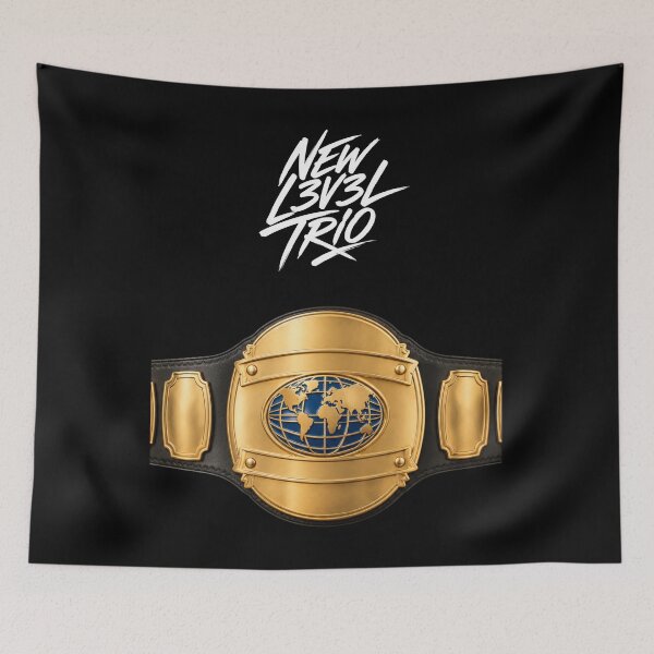 Item preview, New L3V3L Trio With Printed Trios Championship Title Belt Collection designed and sold by TShirtImpress.
