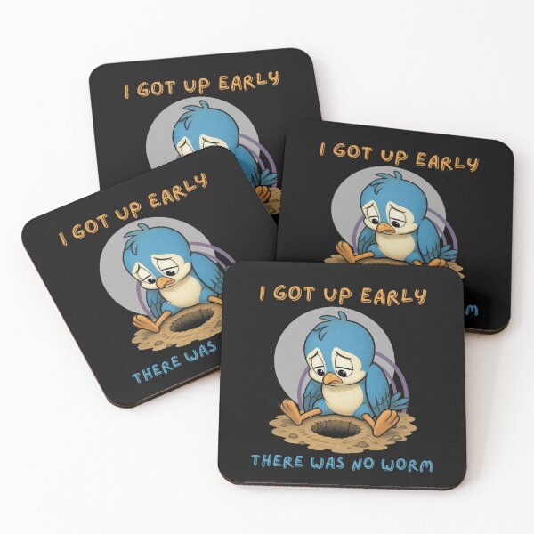 Item preview, I Got Up Early There Was No Worm designed and sold by tellia-kallisto.