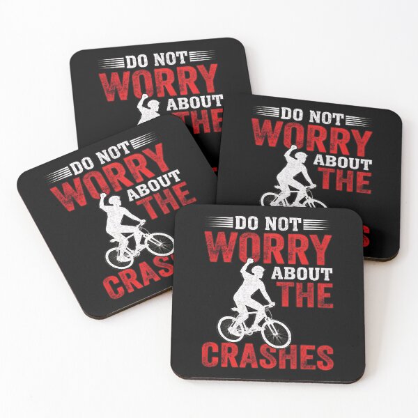 Item preview, Do Not Worry About The Crashes Cycling Graphic designed and sold by ClayMontgomery.