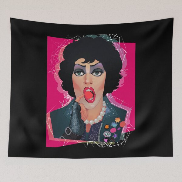 Item preview, It's a gas that Frankie's landed, Frank N Furter Red Lips, RIP Tim Curry Memorial, 1946 2026 Tim Curry Tribute, The Rocky Horror Picture Show designed and sold by MaryBecky.