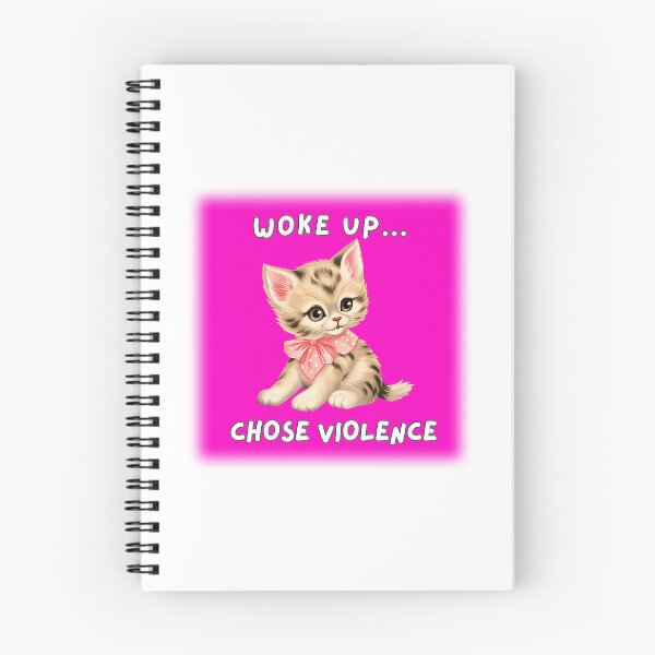 Item preview, Fuzzy Kitten - Woke Up Chose Violence designed and sold by loera-emelina.