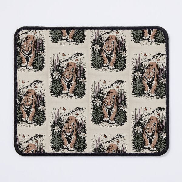 Item preview, Mountain Lion Wildflower Meadow Illustration designed and sold by NuvoraNest.