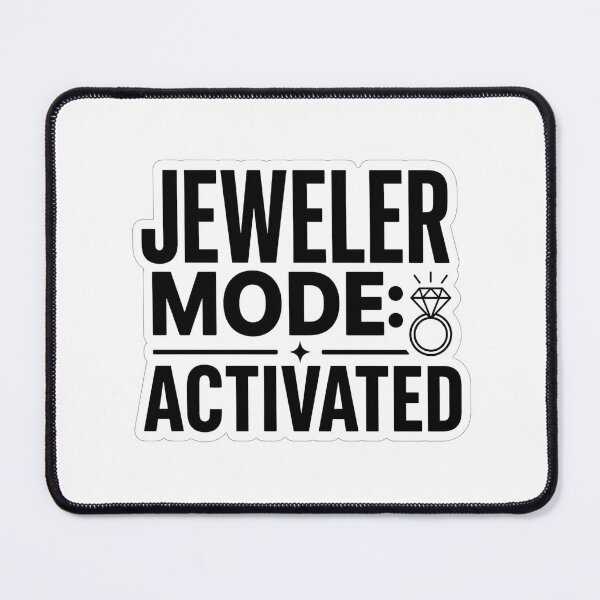 Item preview, Jeweler Mode Activated Funny Bench Jeweler Jewelry Making Goldsmith Typography designed and sold by raedattia.