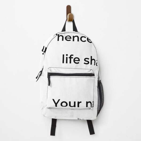 Item preview, “Your name from hence immortal life shall have,” - print black designed and sold by ariksworld.