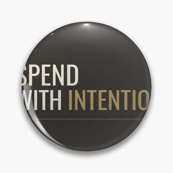 Item preview, Spend With Intention Minimalist Finance Poster designed and sold by Zaramodo.