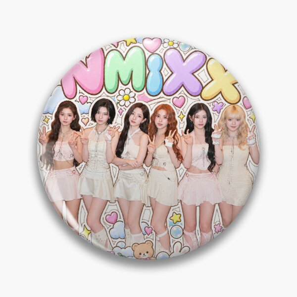 Item preview, NMIXX Cute Kpop Merch Design – Heavy Serenade Fanart designed and sold by Valereekmerch.