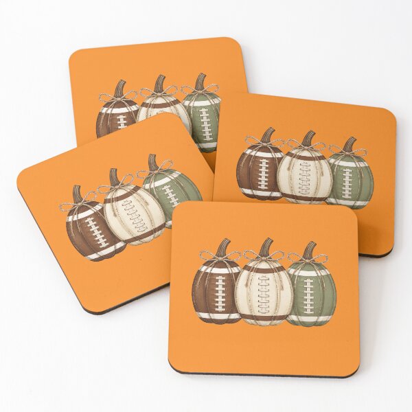 Item preview, Rustic Football Pumpkins Fall Football Season Autumn Sports Design designed and sold by CatiaStudioArt.