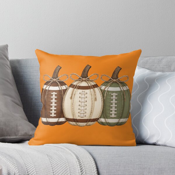 Item preview, Rustic Football Pumpkins Fall Football Season Autumn Sports Design designed and sold by CatiaStudioArt.