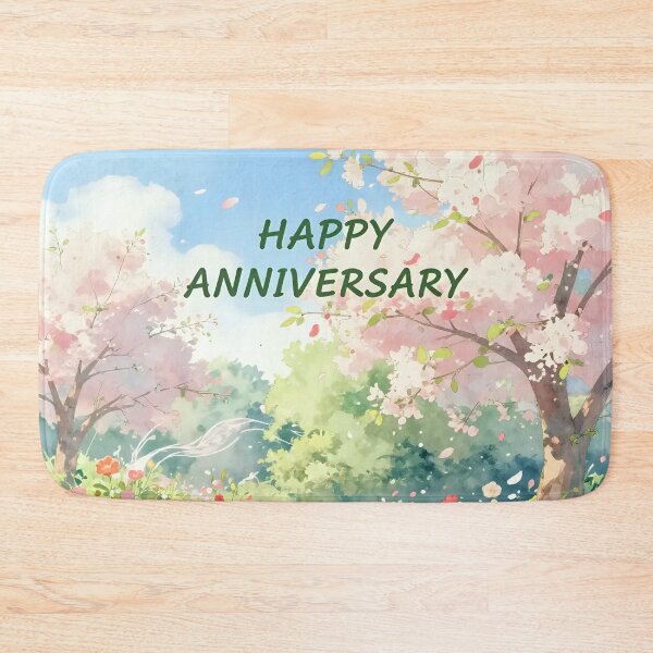 Item preview, Happy Anniversary – Romantic Spring Garden Love designed and sold by Nomad-Maynard.