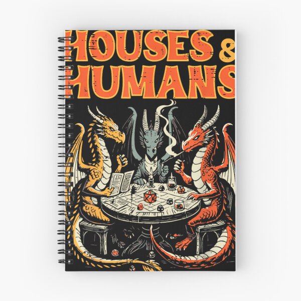Item preview, Houses And Humans Dragons Playing Dice Rpg Gaming designed and sold by keatnybolho.