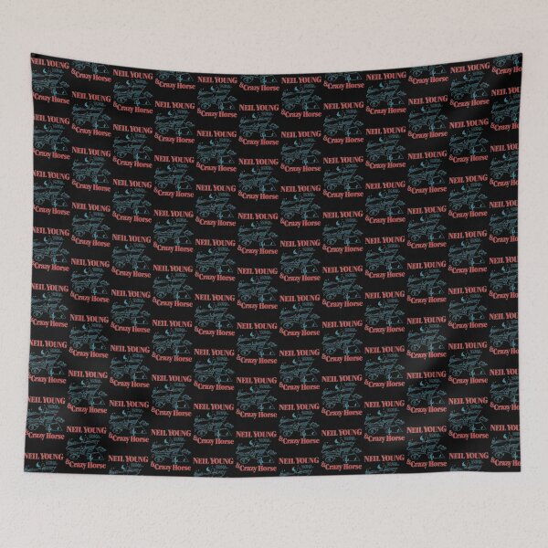 Item preview, Vintage Neil Young Crazy Horse Band Art | ⭐⭐⭐⭐⭐ designed and sold by UnicornFansk.