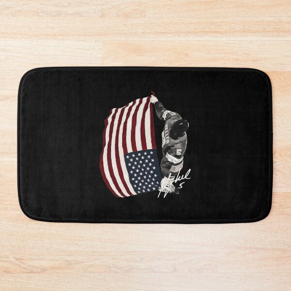 Item preview, Vintage Patriot Hockey Player Flag designed and sold by TracenNgf.