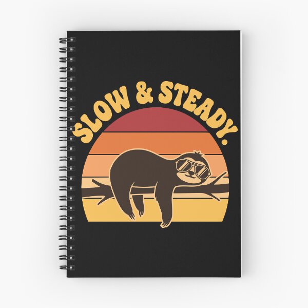 Item preview, Retro Sunset Slow and Steady Sloth designed and sold by Doodlywood.