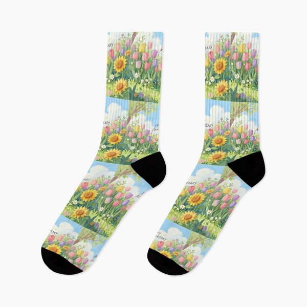 Item preview, Happy Anniversary – Romantic Spring Garden Love designed and sold by Nomad-Maynard.
