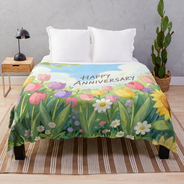 Item preview, Happy Anniversary – Romantic Spring Garden Love designed and sold by Nomad-Maynard.