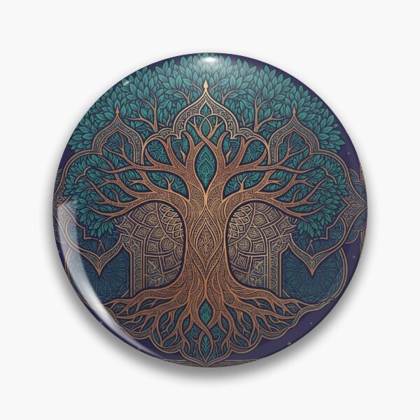 Item preview, Sacred Roots — Tree of Life & Architecture Mandala designed and sold by hamza19911991.