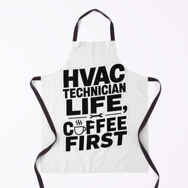 Item preview, HVAC Technician Life Coffee First Funny Heating Air Conditioning Tradesman Typography designed and sold by raedattia.