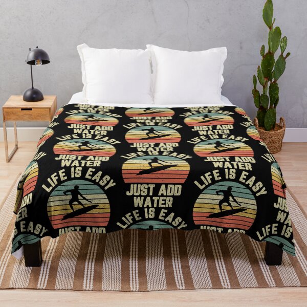 Item preview, Surfing Life Is Easy Just Add Water Cool Surfer designed and sold by baleigh-mallon.