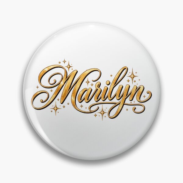 Item preview, Marilyn Name | Elegant Gold Script Personalized | Glam Name designed and sold by ZIGLWORKS.