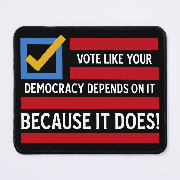 Item preview, Vote Like Your Democracy Depends On It Because It Does designed and sold by gidel-sales.