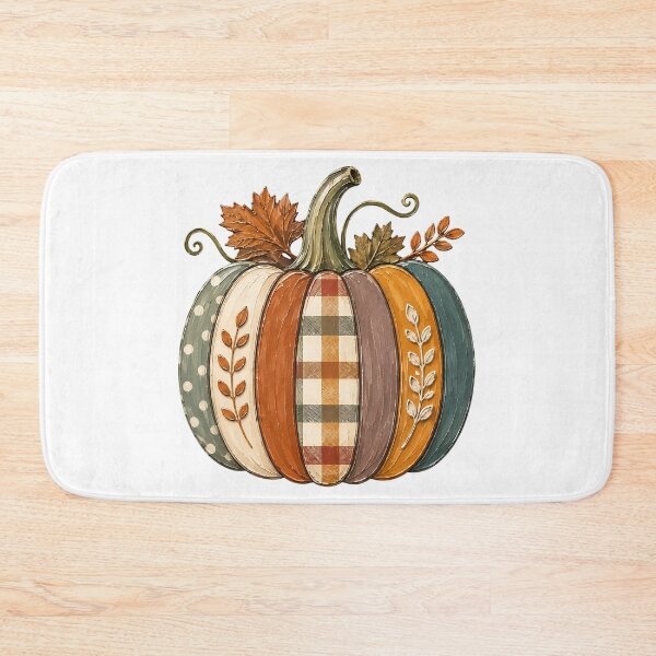 Item preview, Watercolor Autumn Pumpkin Fall Harvest Cozy Farmhouse Vintage Design designed and sold by CatiaStudioArt.