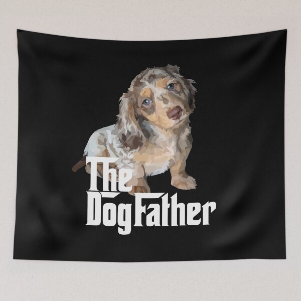 Item preview, Marble The Dog Father Dachshund Puppy Dog designed and sold by Just-Arts-4U.