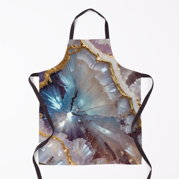 Item preview, Pink & Blue Amethyst Geode with Gold Veins — Luxury Crystal Agate Texture designed and sold by LYAN-STORE.