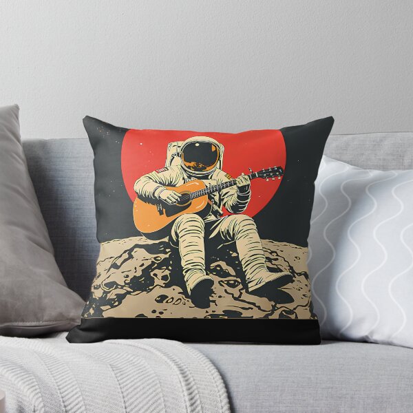 Item preview, astronaut moon guitar designed and sold by PrismePalette.