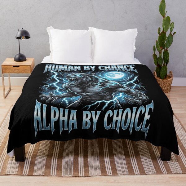 Item preview, Funny Alpha Wolf Meme Human By Chance Alpha Choice designed and sold by MOONE FLOWER.
