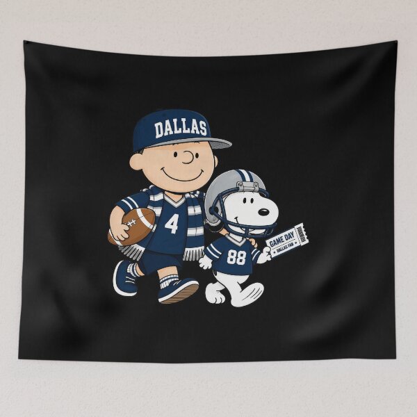 Item preview, Dallas Football Fan Charlie Brown & Snoopy  designed and sold by FurrySketch.