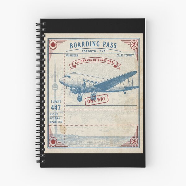 Item preview, Toronto Vintage DC‑3 Mid‑Century Travel Stamp designed and sold by stickercuffs.